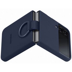 Samsung Originele Silicone Cover Ring Galaxy Z Flip 4 - Navy