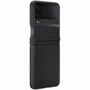 Samsung Originele Leather Backcover Galaxy Z Flip 4 - Black