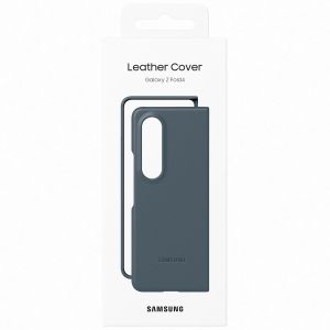 Samsung Originele Leather Backcover Galaxy Z Fold 4 - Gray Green