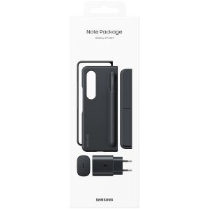 Samsung Originele Flip Cover + S Pen & 25W Adapter Galaxy Z Fold 4 - Zwart