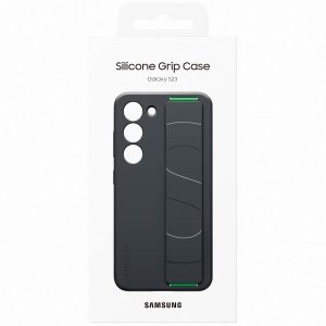 Samsung Originele Silicone Grip Backcover Samsung Galaxy S23 - Zwart