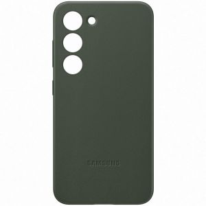 Samsung Originele Leather Backcover Samsung Galaxy S23 - Groen