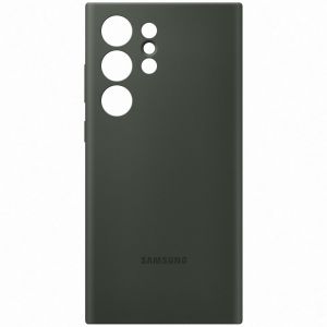 Samsung Originele Silicone Backcover Galaxy S23 Ultra - Khaki