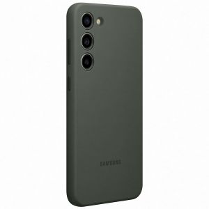 Samsung Originele Silicone Backcover Galaxy S23 Plus - Khaki