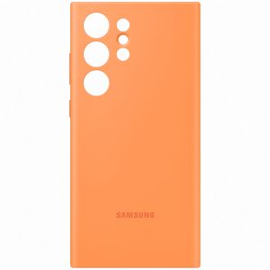 Samsung Originele Silicone Backcover Galaxy S23 Ultra - Oranje