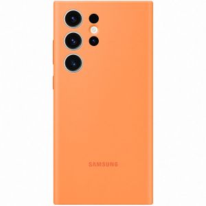 Samsung Originele Silicone Backcover Galaxy S23 Ultra - Oranje