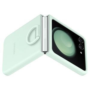 Samsung Originele Silicone Cover Ring Galaxy Z Flip 5 - Ocean Green