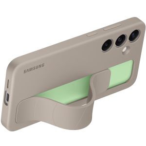 Samsung Originele Standing Grip Case Galaxy S24 Plus - Taupe