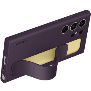 Samsung Originele Standing Grip Case Galaxy S24 Ultra - Dark Violet