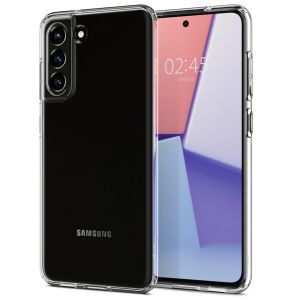 Spigen Liquid Crystal Backcover Samsung Galaxy S21 FE - Transparant