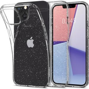 Spigen Liquid Crystal Glitter Backcover iPhone 13 - Transparant