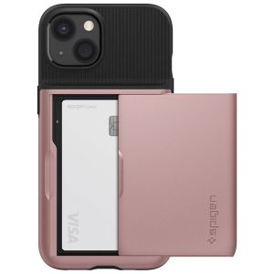 Spigen Slim Armor CS Backcover iPhone 13 - Rosé Goud