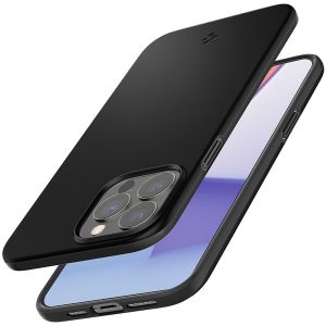 Spigen Thin Fit Backcover iPhone 13 Pro Max - Zwart