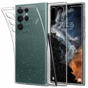 Spigen Liquid Crystal Backcover Samsung Galaxy S22 Ultra - Glitter