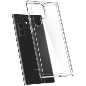 Spigen Crystal Hybrid Backcover Samsung Galaxy S22 Ultra - Transparant