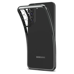 Spigen Optik Crystal Backcover Samsung Galaxy S22 Plus - Transparant / Grijs
