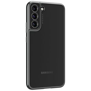 Spigen Optik Crystal Backcover Samsung Galaxy S22 - Transparant / Grijs