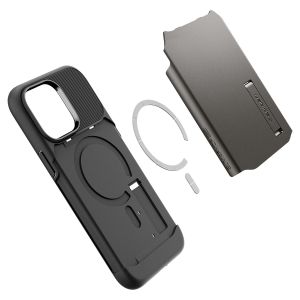 Spigen Slim Armor Backcover MagSafe iPhone 14 Pro - Gunmetal