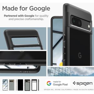 Spigen Ultra Hybrid Backcover Google Pixel 7 Pro - Zwart