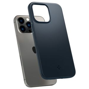 Spigen Thin Fit Backcover iPhone 14 Pro Max - Metal Slate