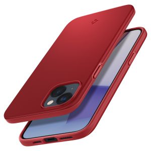 Spigen Thin Fit Backcover iPhone 14 - Rood