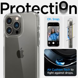 Spigen Ultra Hybrid Backcover iPhone 14 Pro Max - Transparant