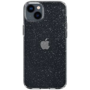 Spigen Liquid Crystal Glitter Backcover iPhone 14 Plus - Transparant