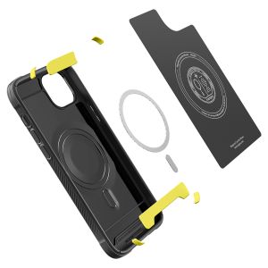 Spigen Rugged Armor Backcover MagSafe iPhone 14 Plus - Zwart