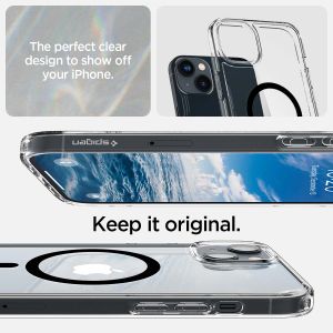 Spigen Ultra Hybrid Backcover MagSafe iPhone 14 Plus - Zwart