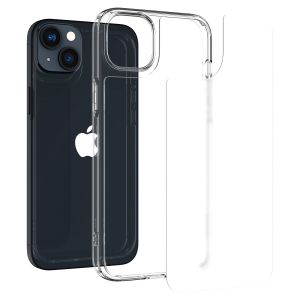 Spigen Quartz Hybrid Matte Clear Backcover iPhone 14 Plus - Transparant