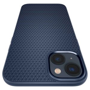 Spigen Liquid Air Backcover iPhone 14 Pro - Donkerblauw