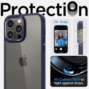 Spigen Ultra Hybrid Backcover iPhone 14 Pro - Donkerblauw