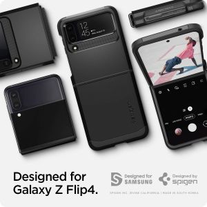 Spigen Tough Armor Backcover Samsung Galaxy Flip 4 - Zwart