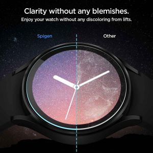 Spigen EZ FIT Glas.tR Screenprotector met applicator Samsung Galaxy Watch 5 Pro - 45 mm - Transparant