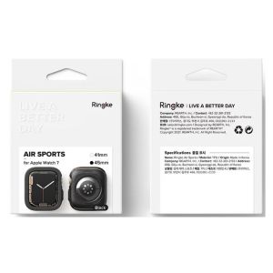 Ringke Air Sports Case Apple Watch Series 4-9 - 44/45 mm - Zwart