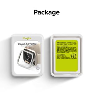 Ringke Bezel Styling Apple Watch Series 7 / 8 / 9 - 45 mm - Hairline Plain Black
