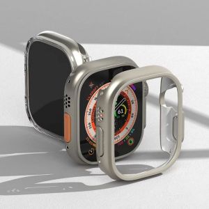 Ringke 2x Slim Case Apple Watch Ultra (2) - 49 mm - Clear & Titanium Gray