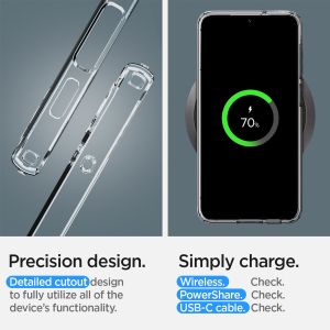 Spigen Liquid Crystal Backcover Samsung Galaxy S23 Plus - Transparant