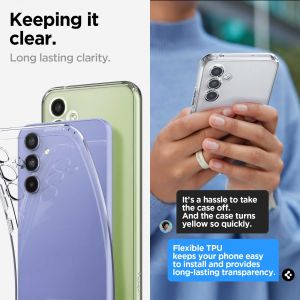 Spigen Liquid Crystal Backcover Samsung Galaxy A54 (5G) - Transparant
