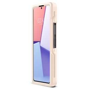 Spigen Thin Fit P (S Pen) Backcover Samsung Galaxy Z Fold 5 - Pearled Ivory
