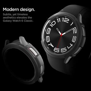 Spigen Liquid Air™ Pro Case Samsung Galaxy Watch 6 Classic - 47 mm - Matte Black