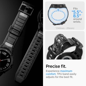 Spigen Rugged Armor™ Pro Case Samsung Galaxy Watch 6 Classic - 47 mm - Black