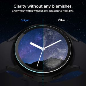 Spigen EZ FIT Glas.tR Screenprotector met applicator Samsung Galaxy Watch 6 - 40 mm - Transparant