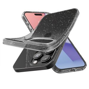 Spigen Liquid Crystal Glitter Backcover iPhone 15 Pro Max - Crystal Quartz