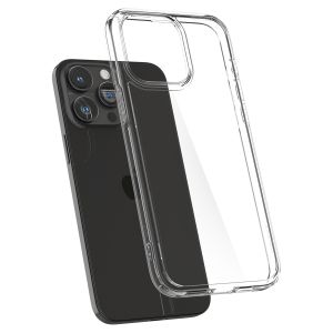 Spigen Ultra Hybrid Backcover iPhone 15 Pro Max - Crystal Clear