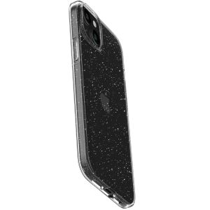 Spigen Liquid Crystal Glitter Backcover iPhone 15 - Crystal Quartz