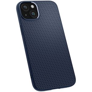 Spigen Liquid Air Backcover iPhone 15 - Navy Blue