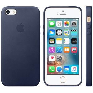 Apple Leather Backcover iPhone SE / 5 / 5s - Blue