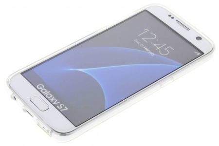 Ontwerp je eigen Samsung Galaxy S7 gel hoesje - Transparant
