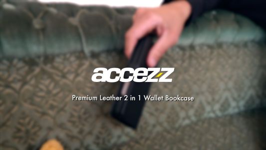 Accezz Premium Leather 2 in 1 Wallet Bookcase Samsung Galaxy S21 Ultra - Groen